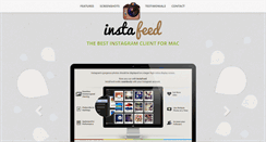 Desktop Screenshot of instafeedmacapp.com