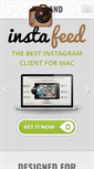 Mobile Screenshot of instafeedmacapp.com