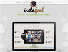 Tablet Screenshot of instafeedmacapp.com